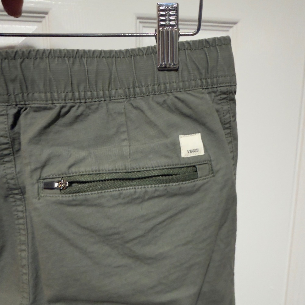 Vuori Ripstop Wide Leg Crop Pants Green Size Medium 24.5" Inseam - Picture 5 of 7